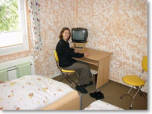 Zimmer mit Kabelanschluß
